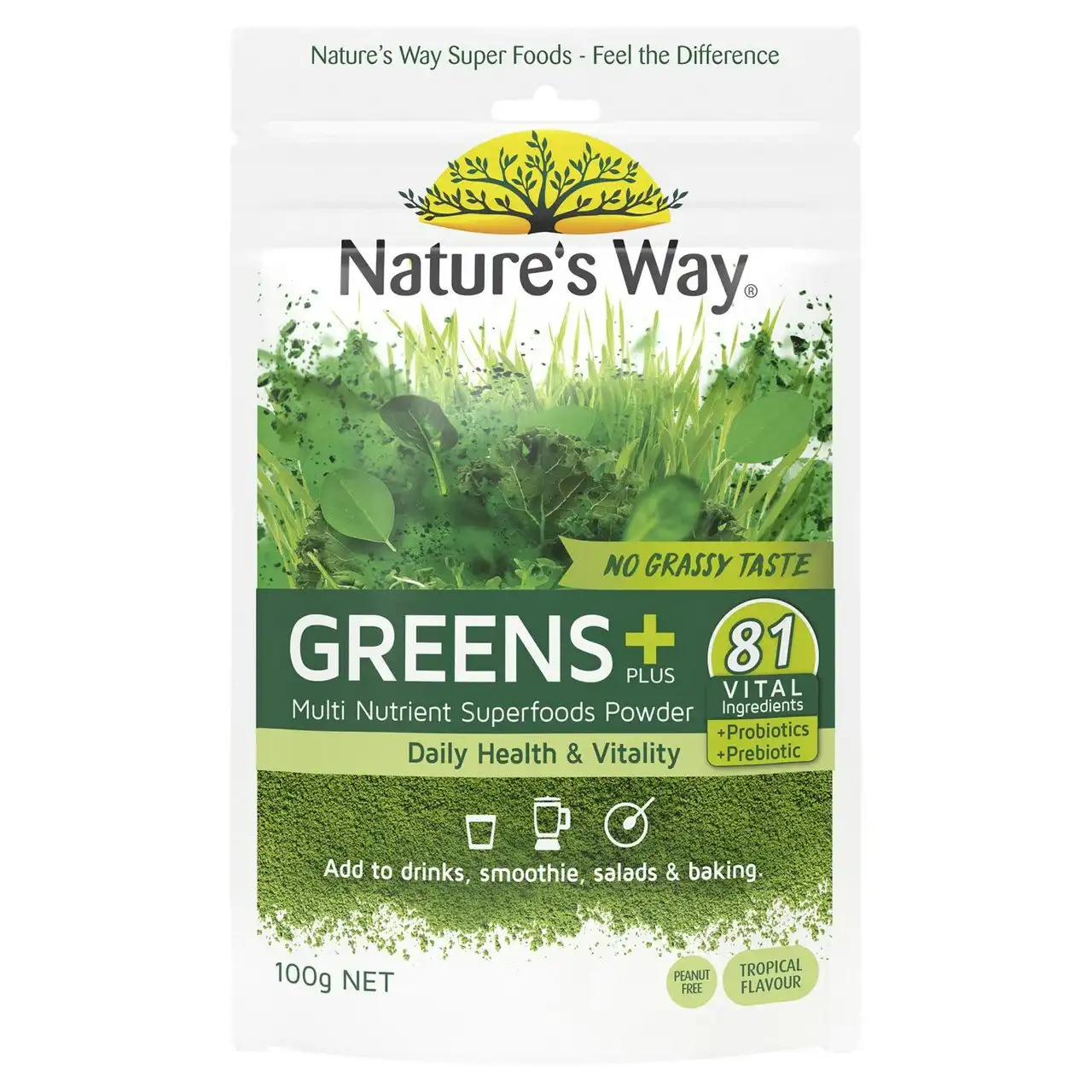 Nature's Way Super Greens Plus 100g