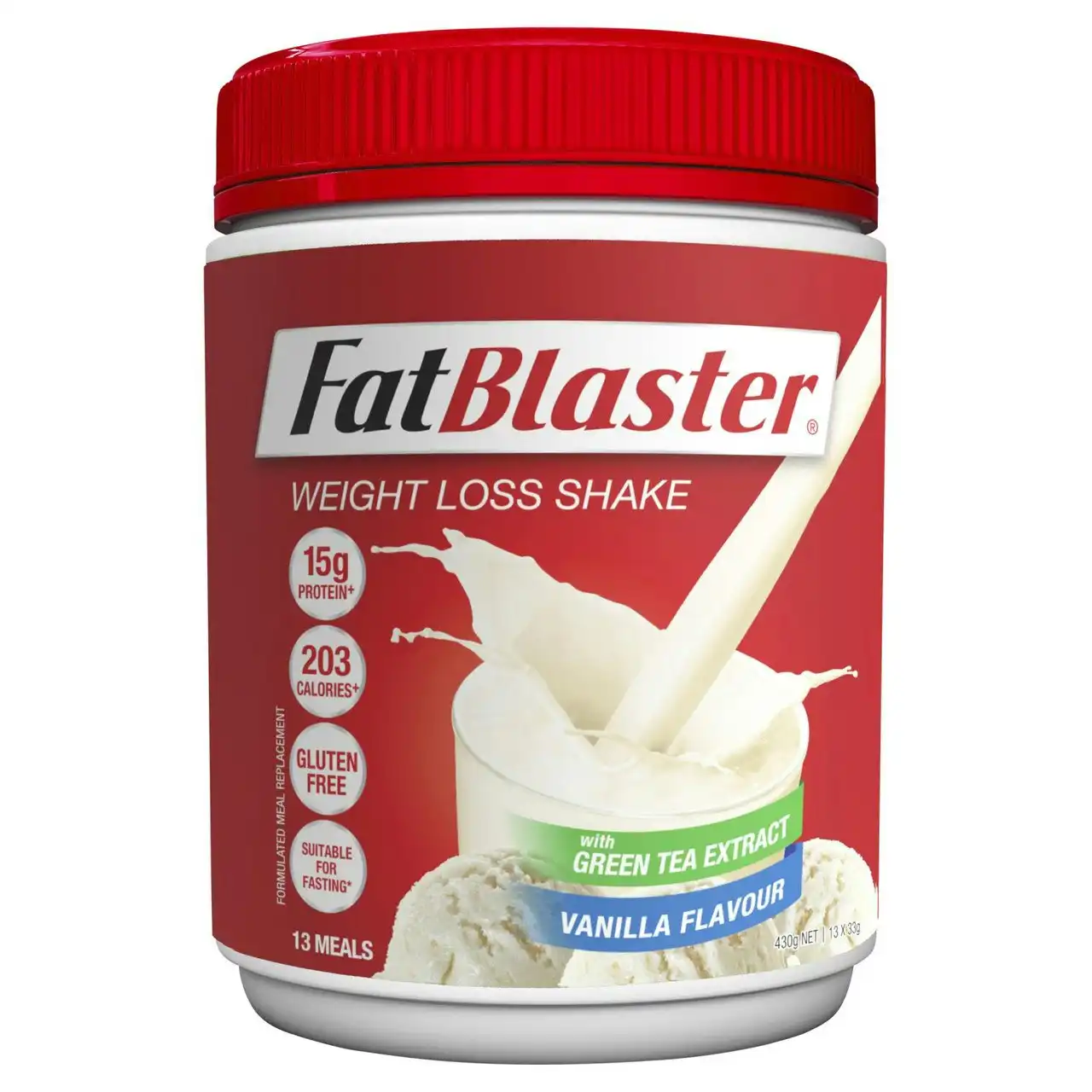 FatBlaster Weight Loss Shake Vanilla 430g