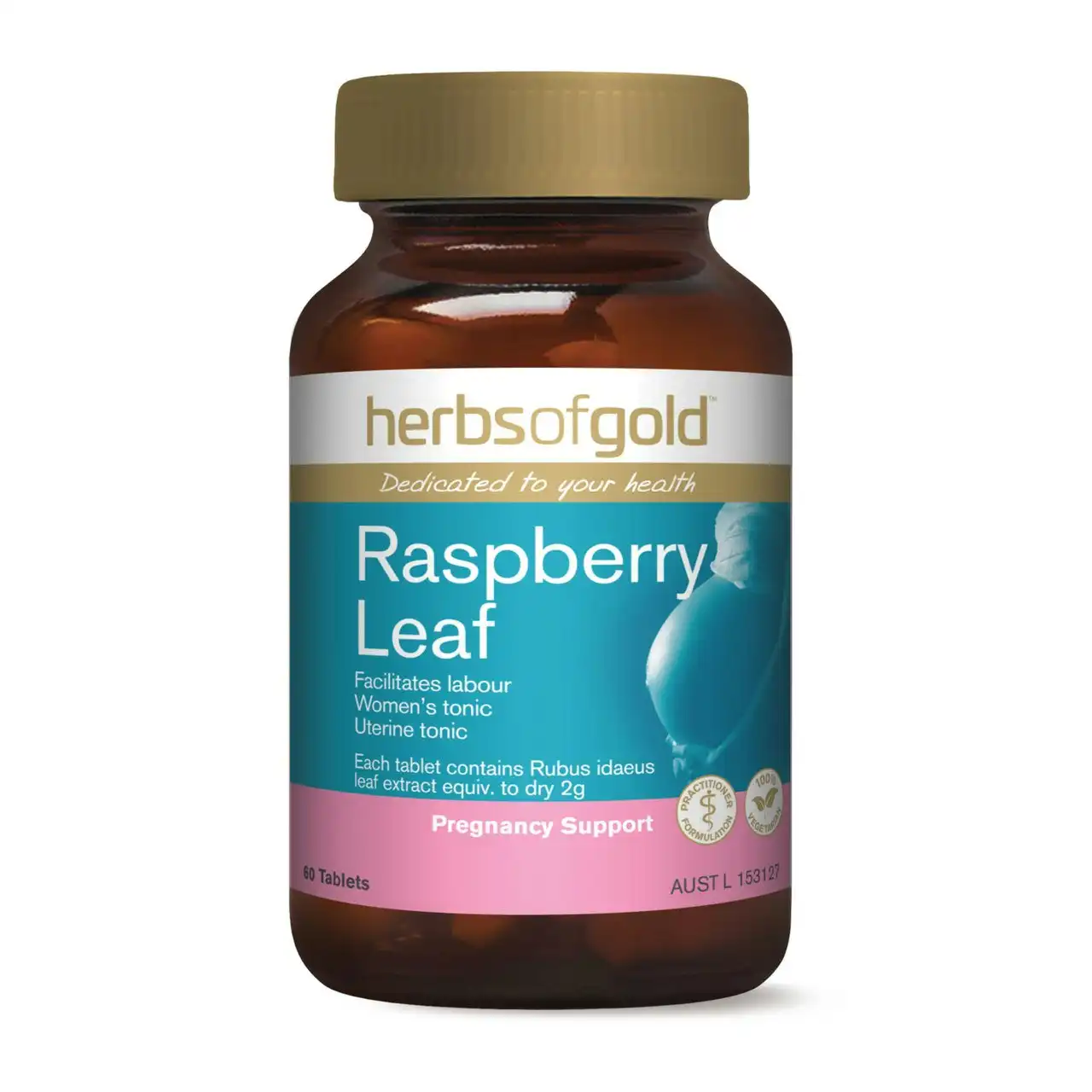 Herbs Of Gold Raspberry Leaf 60 Tablets