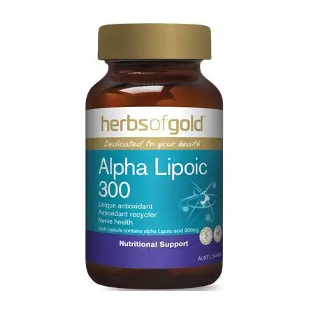 Herbs Of Gold Alpha Lipoic 300 Capsules 60