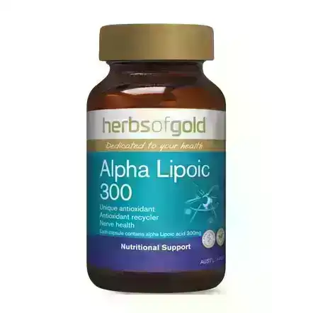 Herbs Of Gold Alpha Lipoic 300 Capsules 60