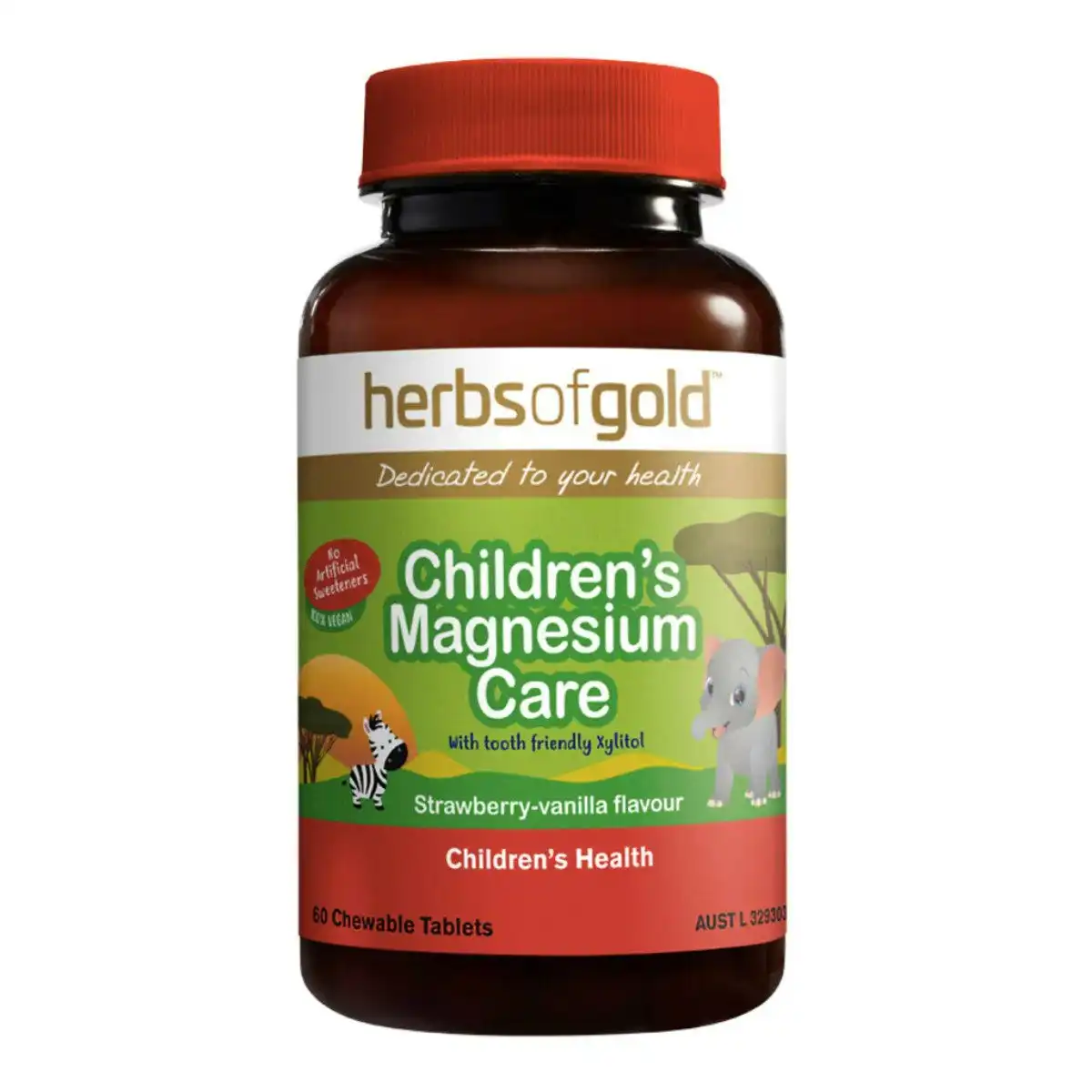 Herbs Of Gold Children's Magnesium Care 60 Tablets