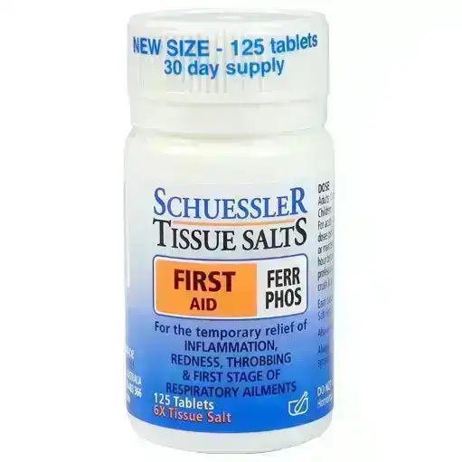 Schuessler First Aid - Ferr Phos 125 Tablets