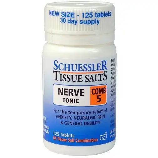 Schuessler Nerve Tonic -Comb 5 Tablets 125
