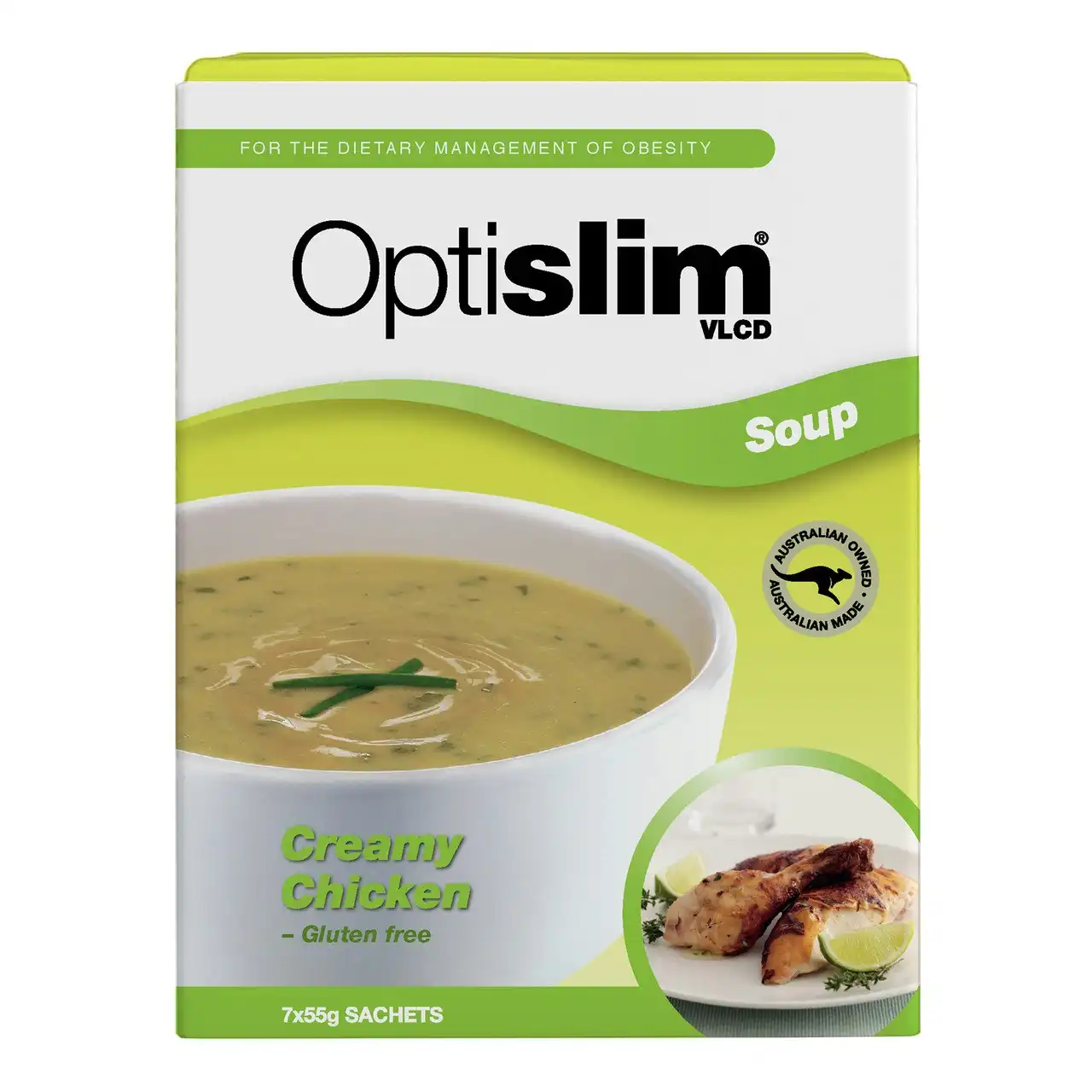 OptiSlim VLCD Soup Chicken 7 x 55g