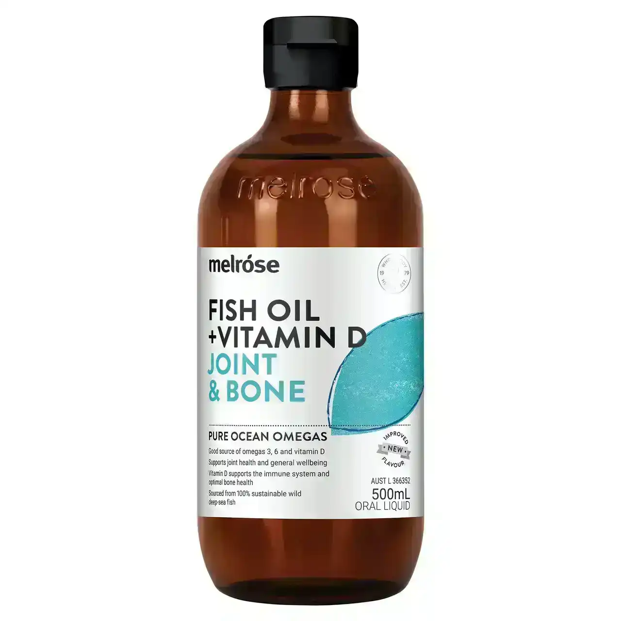 Melrose Fish Oil + Vitamin D Joint &amp; Bone 500mL