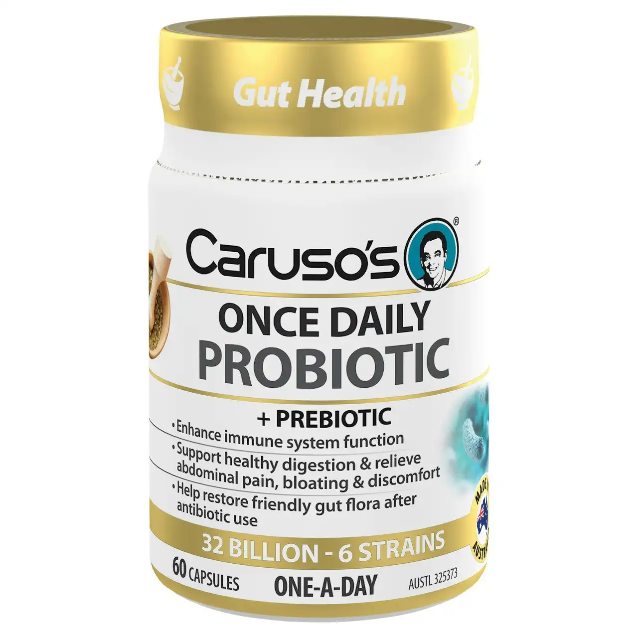 Caruso's Once Daily Probiotic + Prebiotic