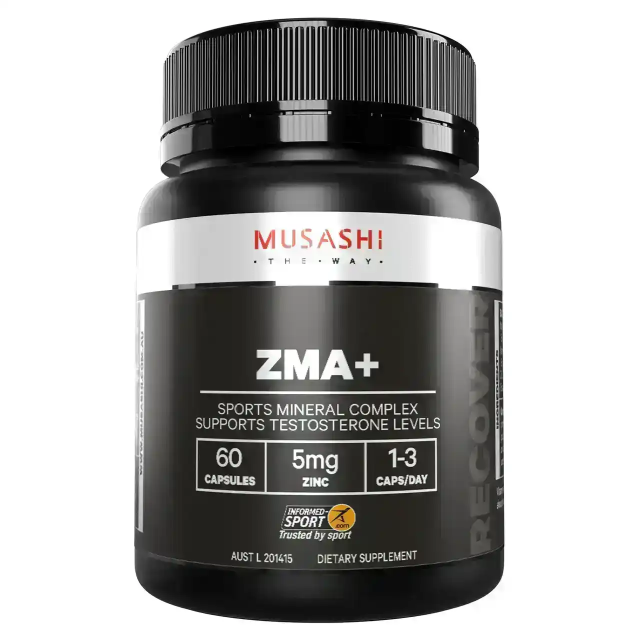 Musashi ZMA+  60 capsules