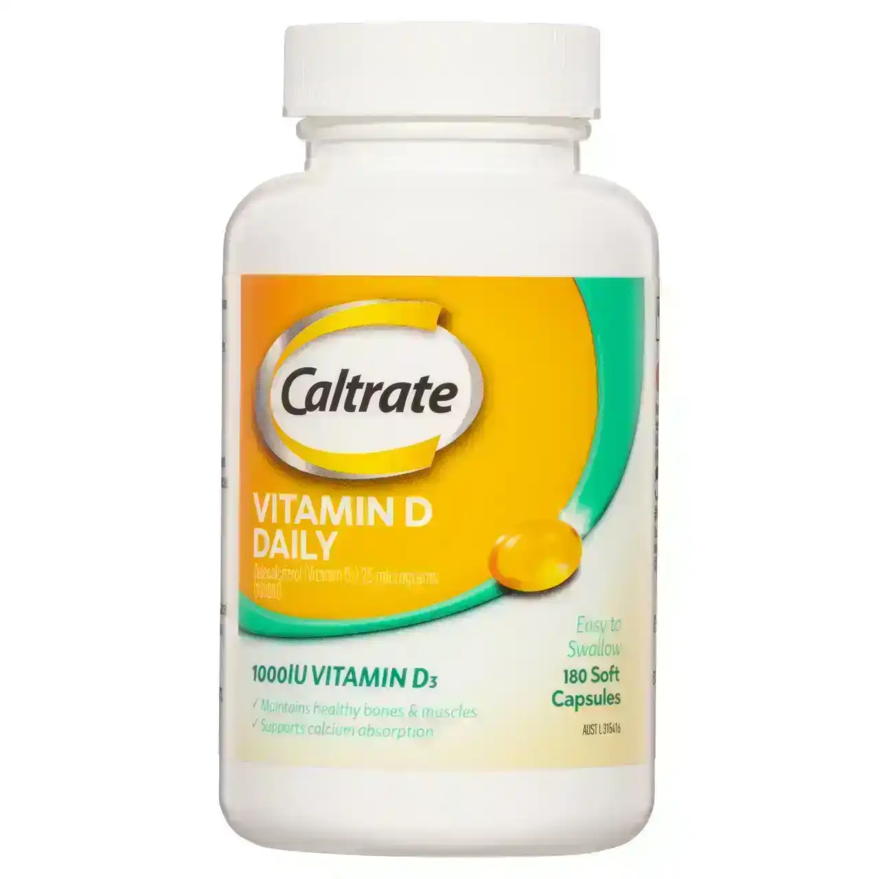 Caltrate Vitamin D Daily 180 Soft Capsules