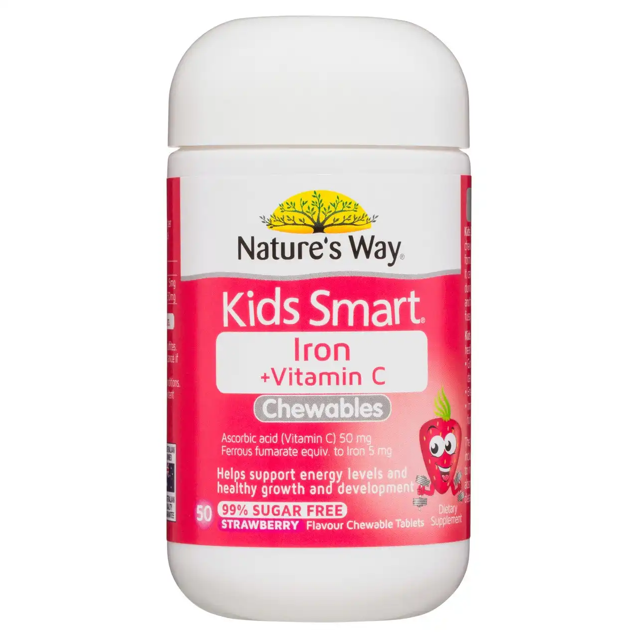 Nature's Way Kids Smart Iron + Vitamin C Chewable 50's