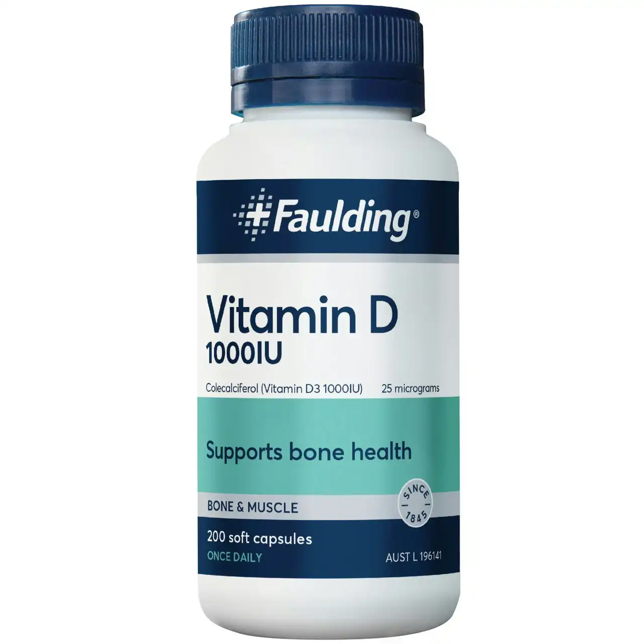 Faulding Vitamin D 1,000 IU 200 caps
