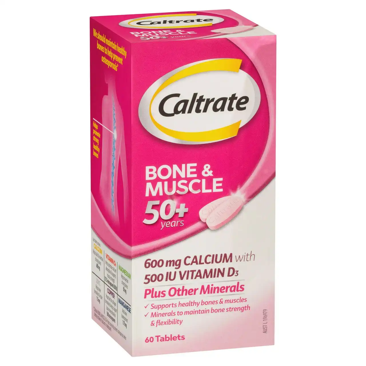 Caltrate Bone & Muscle 50+ Years 60 Tablets