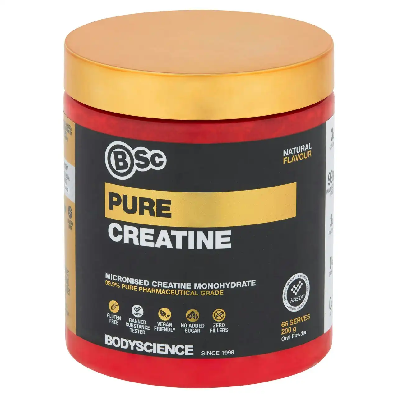 BSc Pure Creatine Natural Flavour 200g