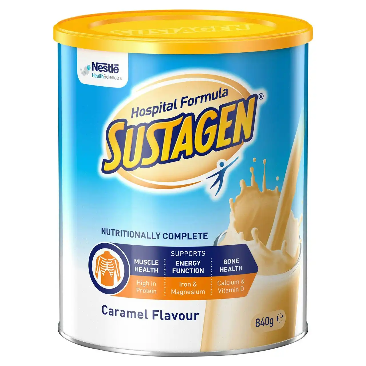 SUSTAGEN Hospital Formula Caramel 840g Powder Nutritional Supplement