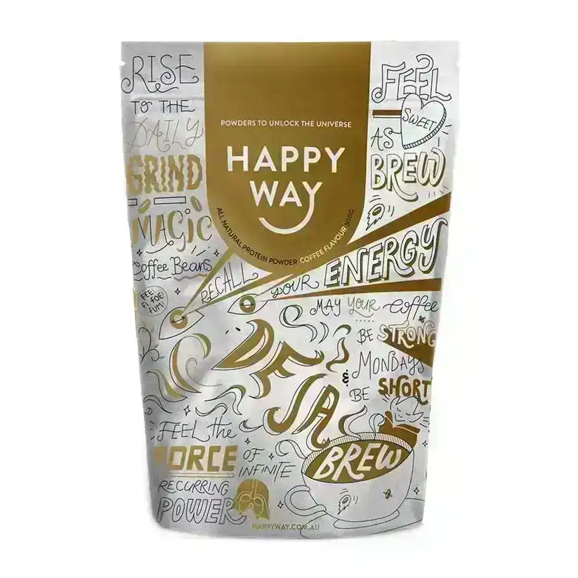 Happy Way Coffee All Natural Protein Powder 500g