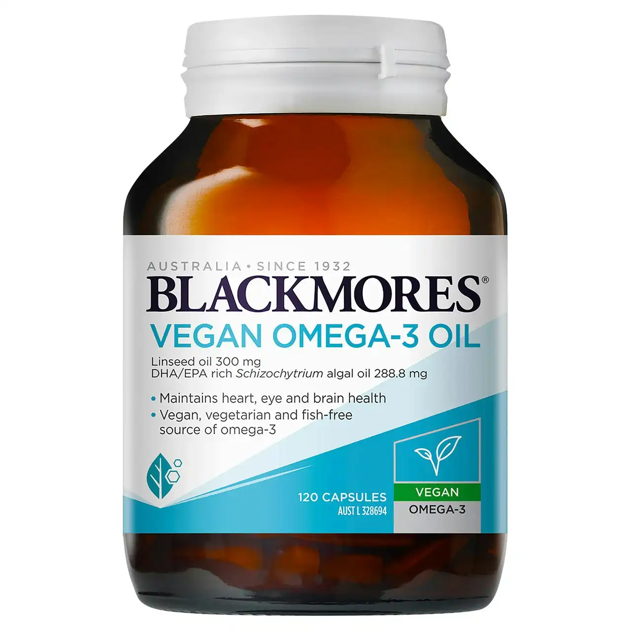 Blackmores Vegan Omega-3 Oil 120 Capsules