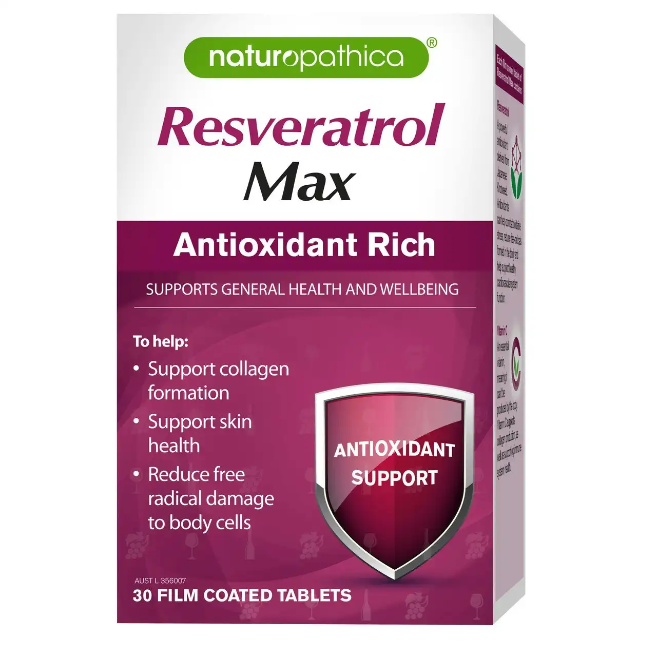 Naturopathica Resveratrol Max 30s