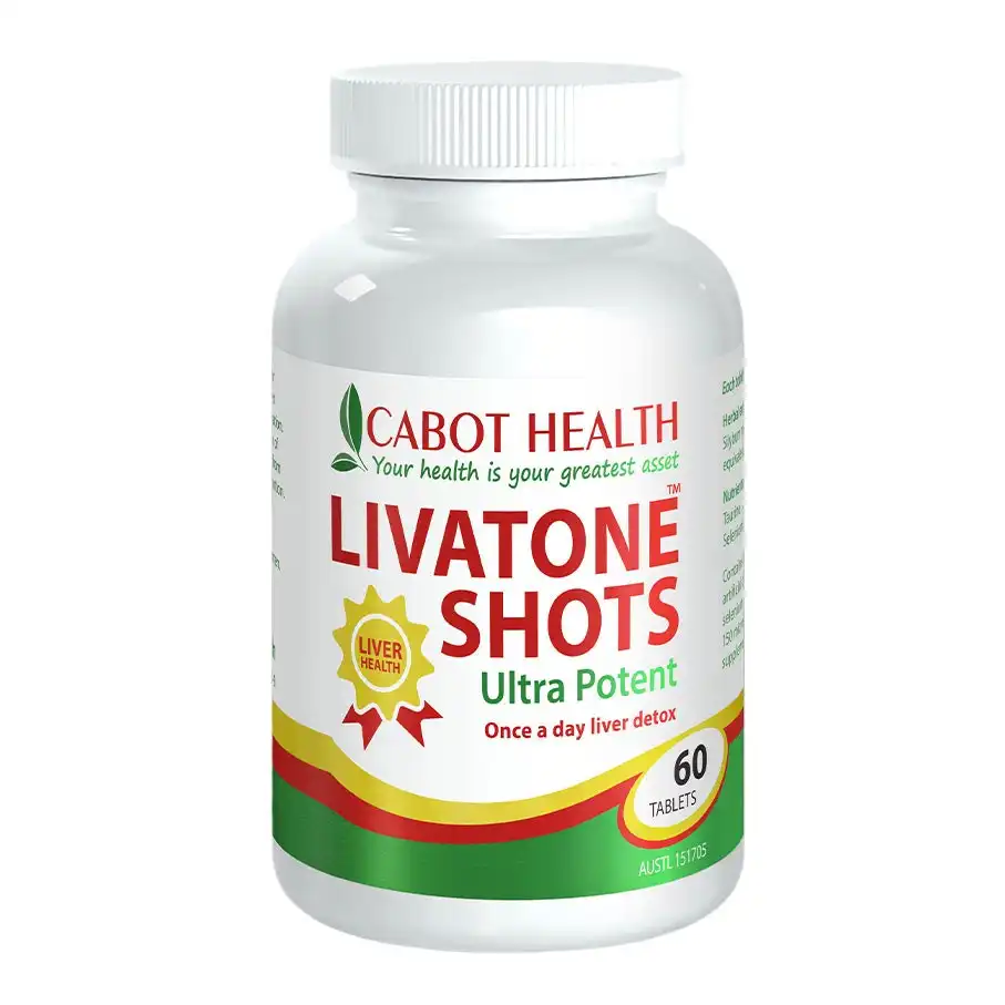 Cabot Health LivaTone Shots 60 Tablets