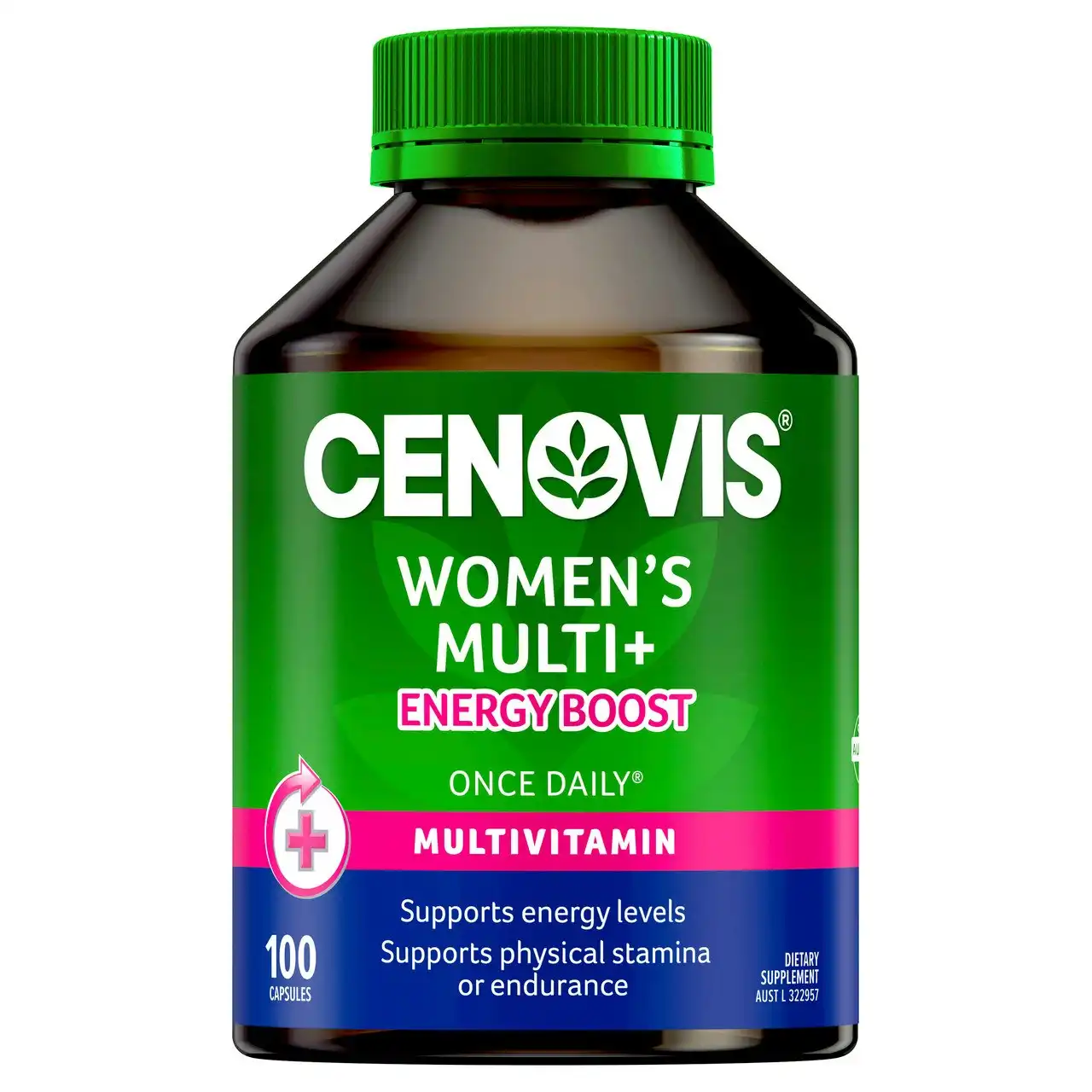 Cenovis Women's Multi + Energy Boost 100 Capsules
