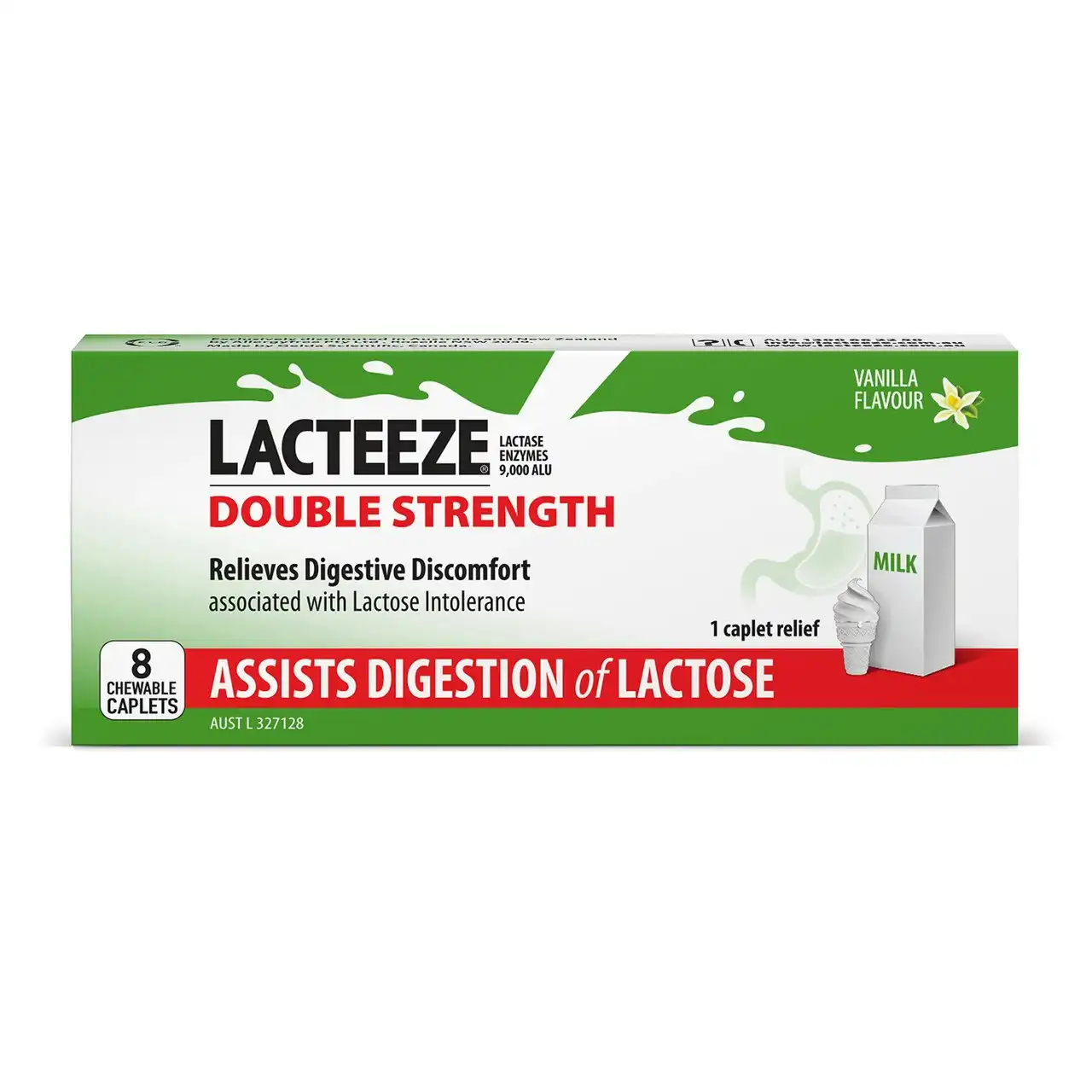 Lacteeze Double Strength 8 Caplets