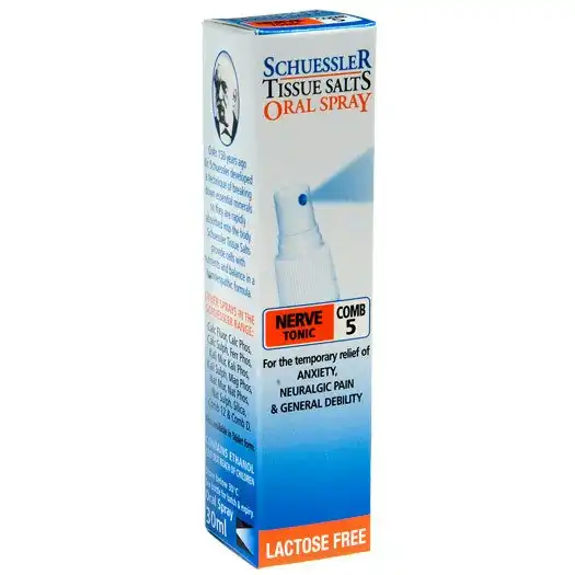 Schuessler Nerve Tonic - Comb 5 30ml Oral Spray
