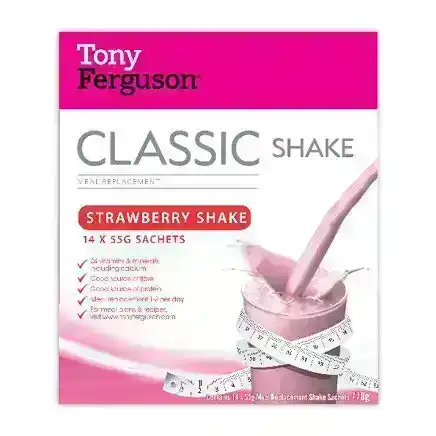Tony Ferguson Classic Strawberry Shake 14 Sachets
