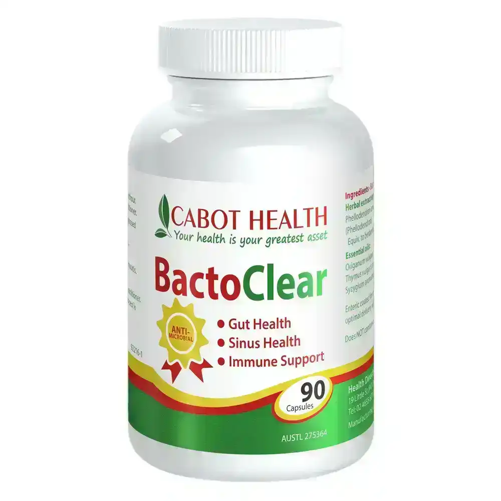 Cabot Health BactoClear 90 Capsules