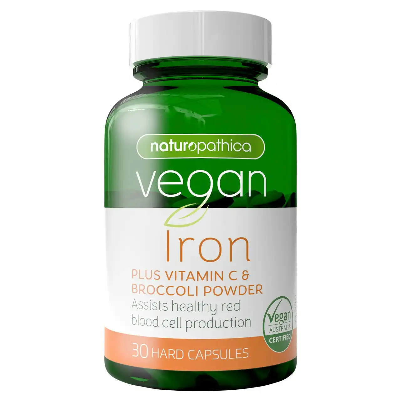 Naturopathica Vegan Iron Plus Vitamin C & Broccoli Powder 30s