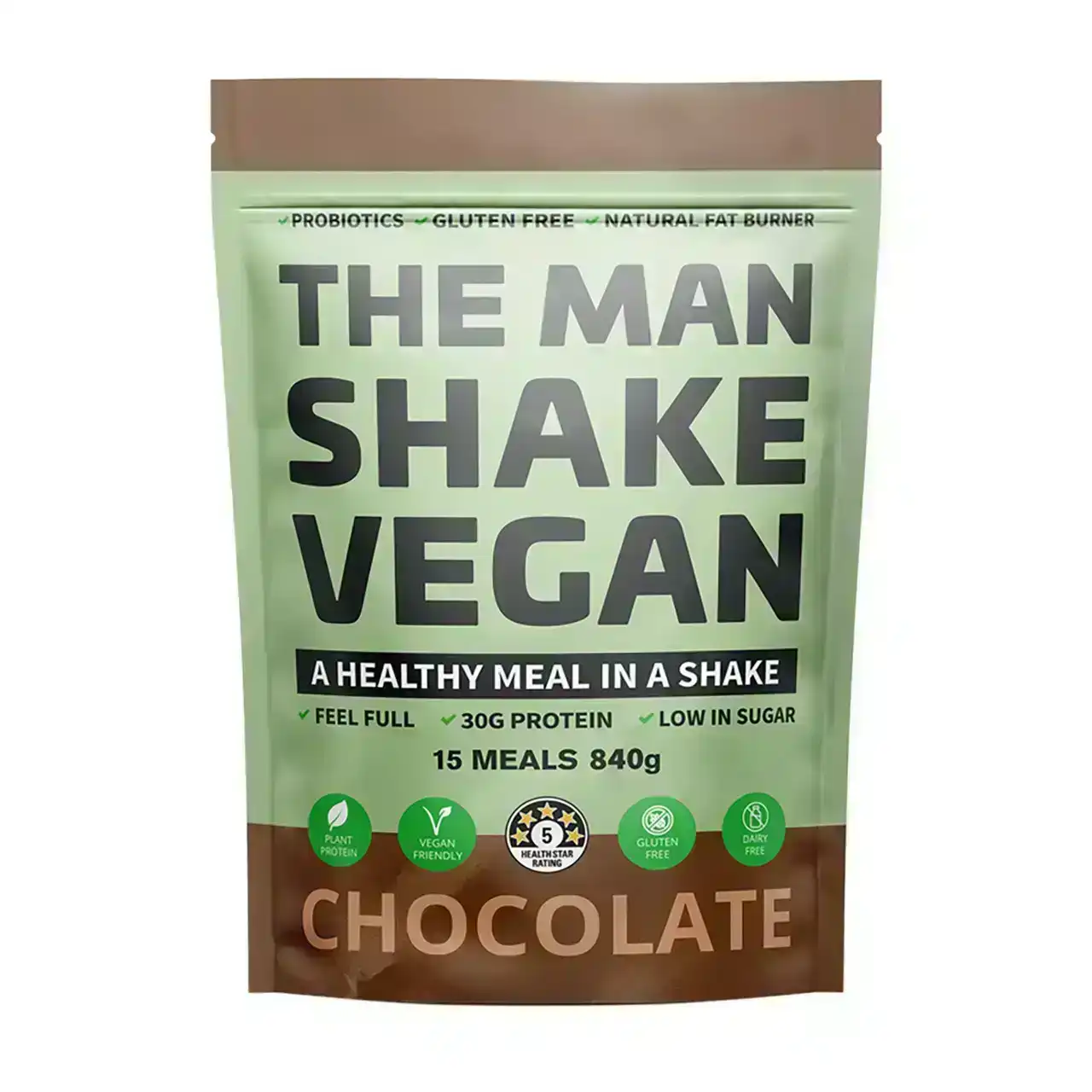 The Man Shake Vegan Chocolate Flavour 840g