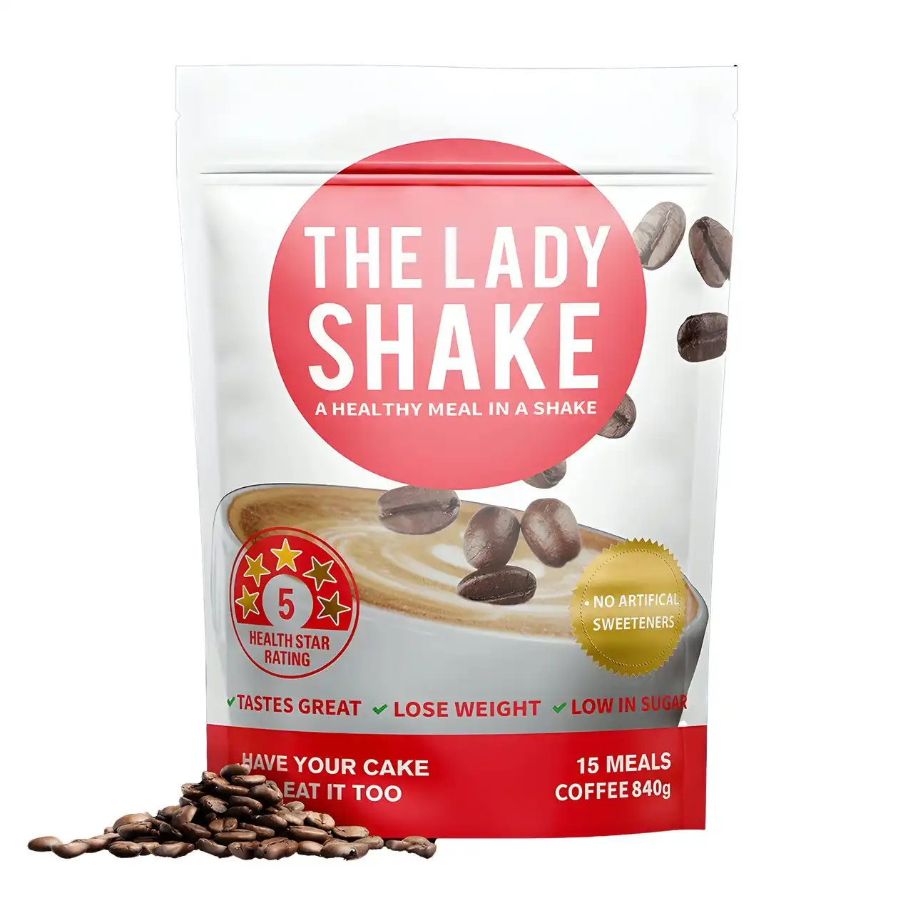 The Lady Shake Coffee 840g