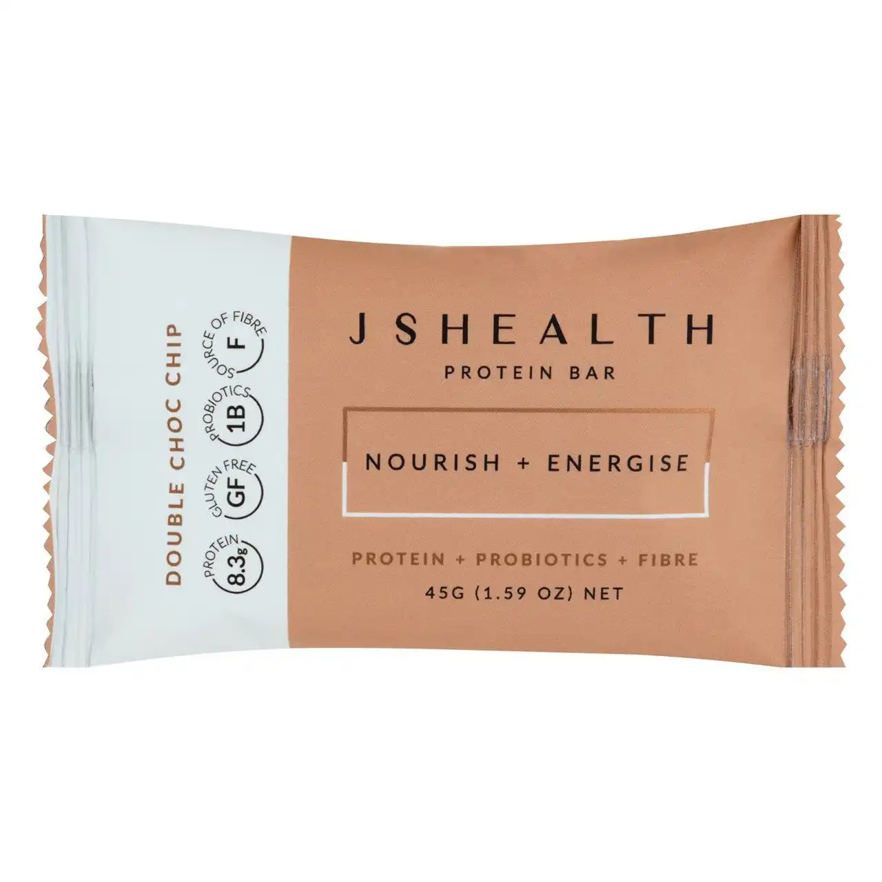 JS Health Double Choc Chip Protein Bar 45g