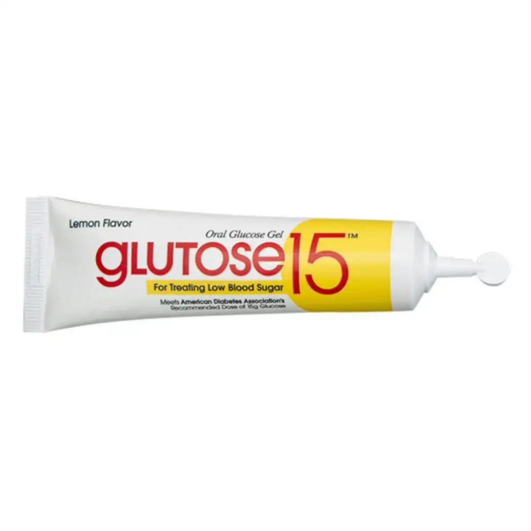 Glutose 15 Lemon Flavoured Oral Glucose Gel 15g