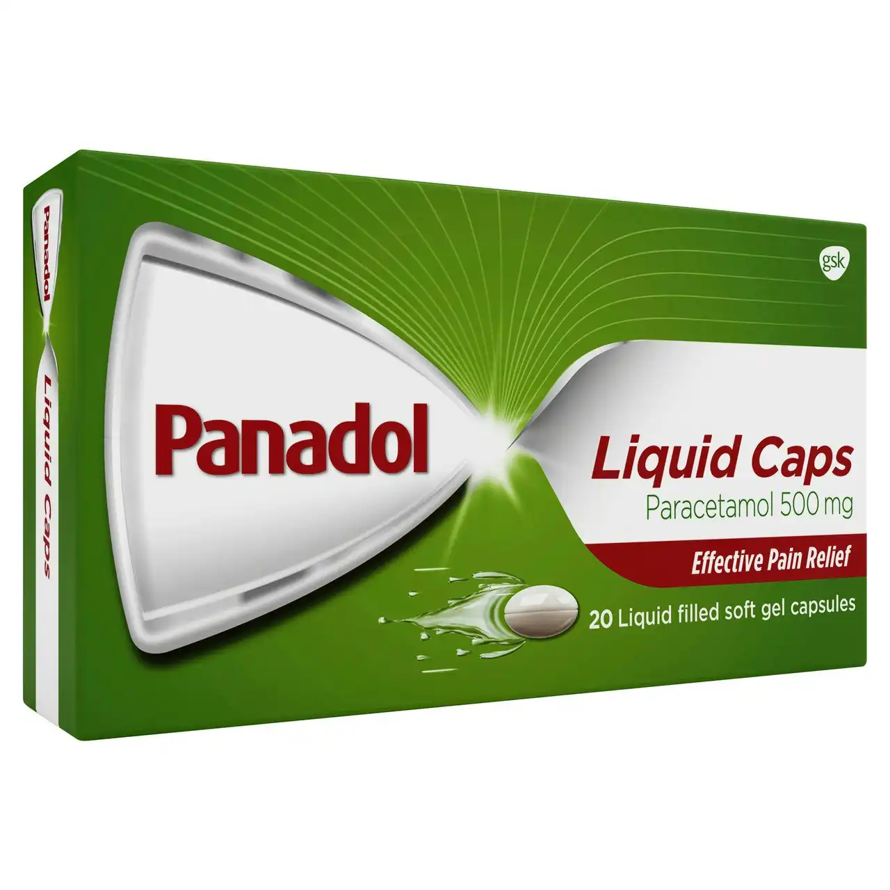 Panadol Liquid Caps 20s