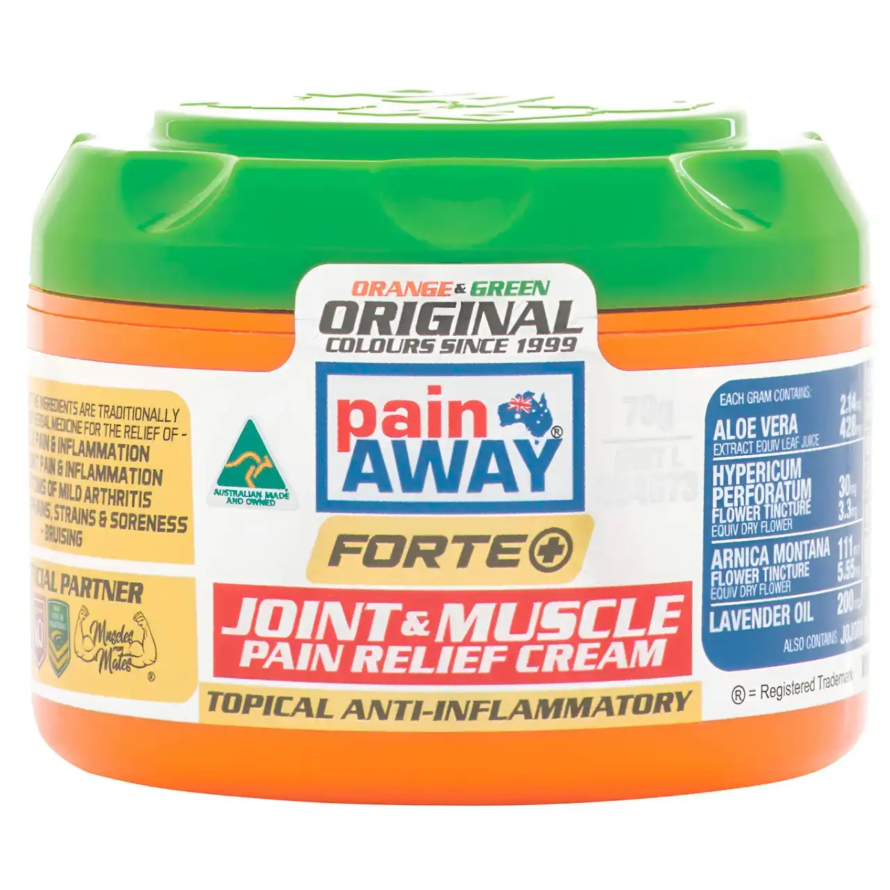 Pain Away Forte + Original Pain Relief Cream 70g