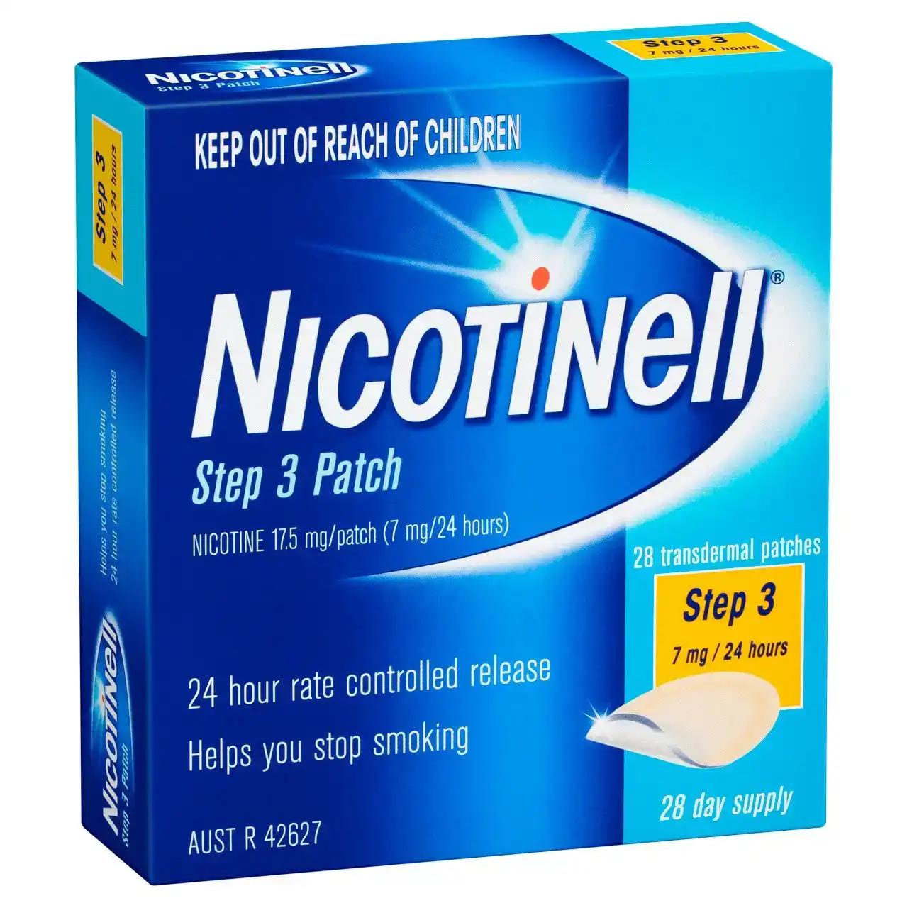 Nicotinell Stop Smoking Step 3 Patch 7mg 28 Pack