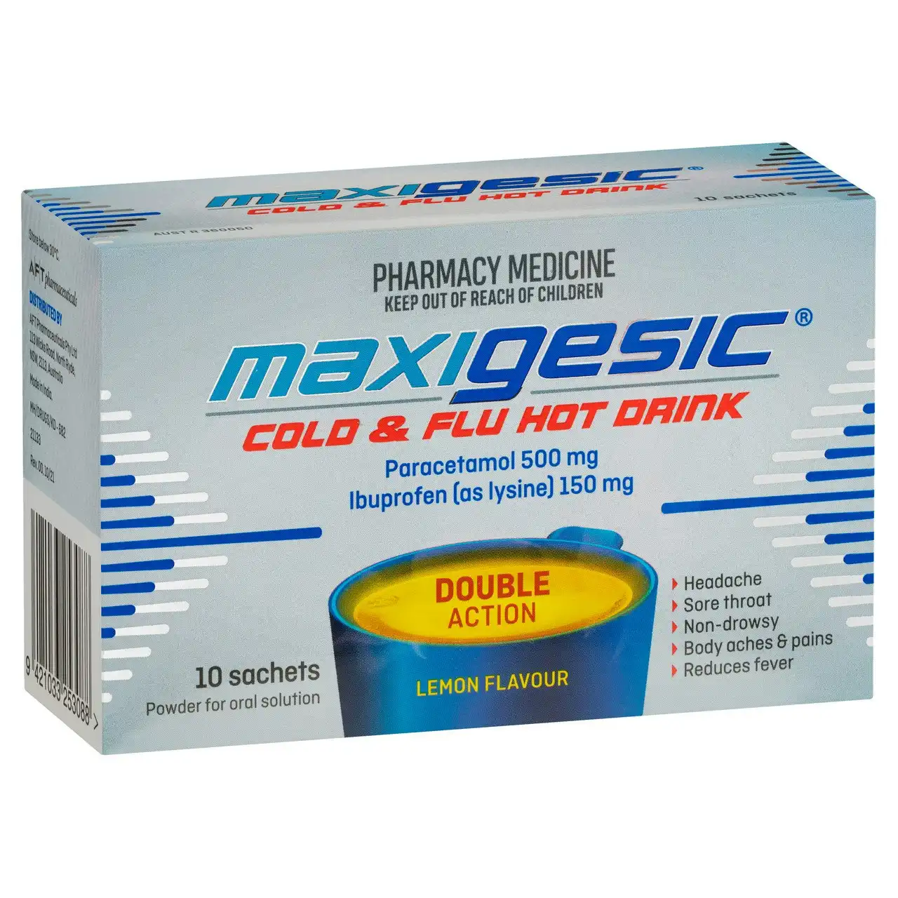 MAXIGESIC(R) Cold & Flu Hot Drink 10 Pack