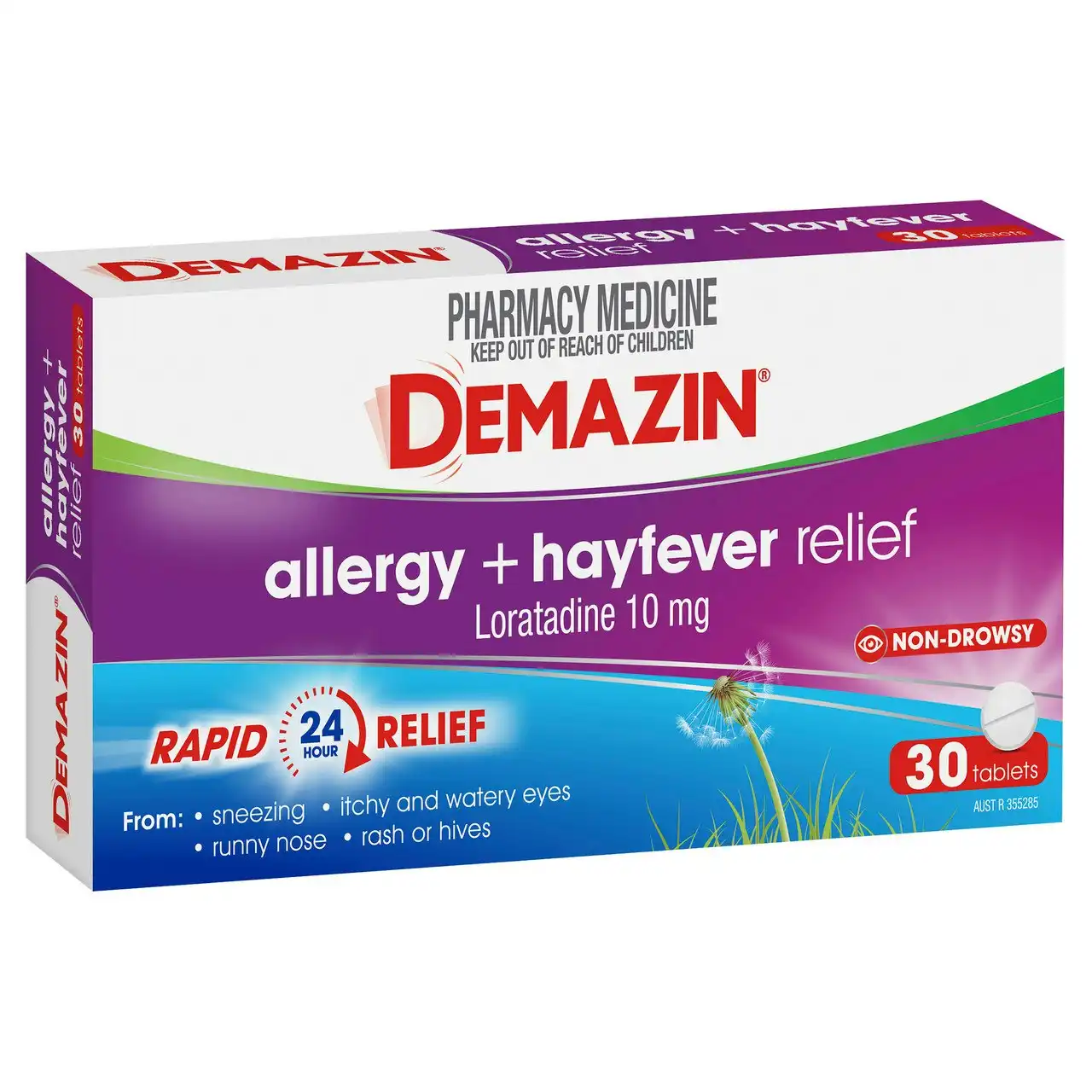 Demazin Allergy + Hayfever Relief Non-Drowsy 30 Tablets