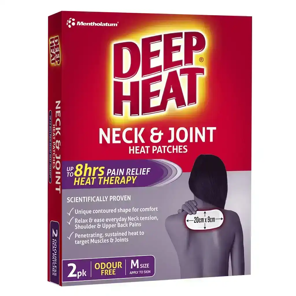 Deep Heat Neck &amp; Joint Heat Patches 2 Pack
