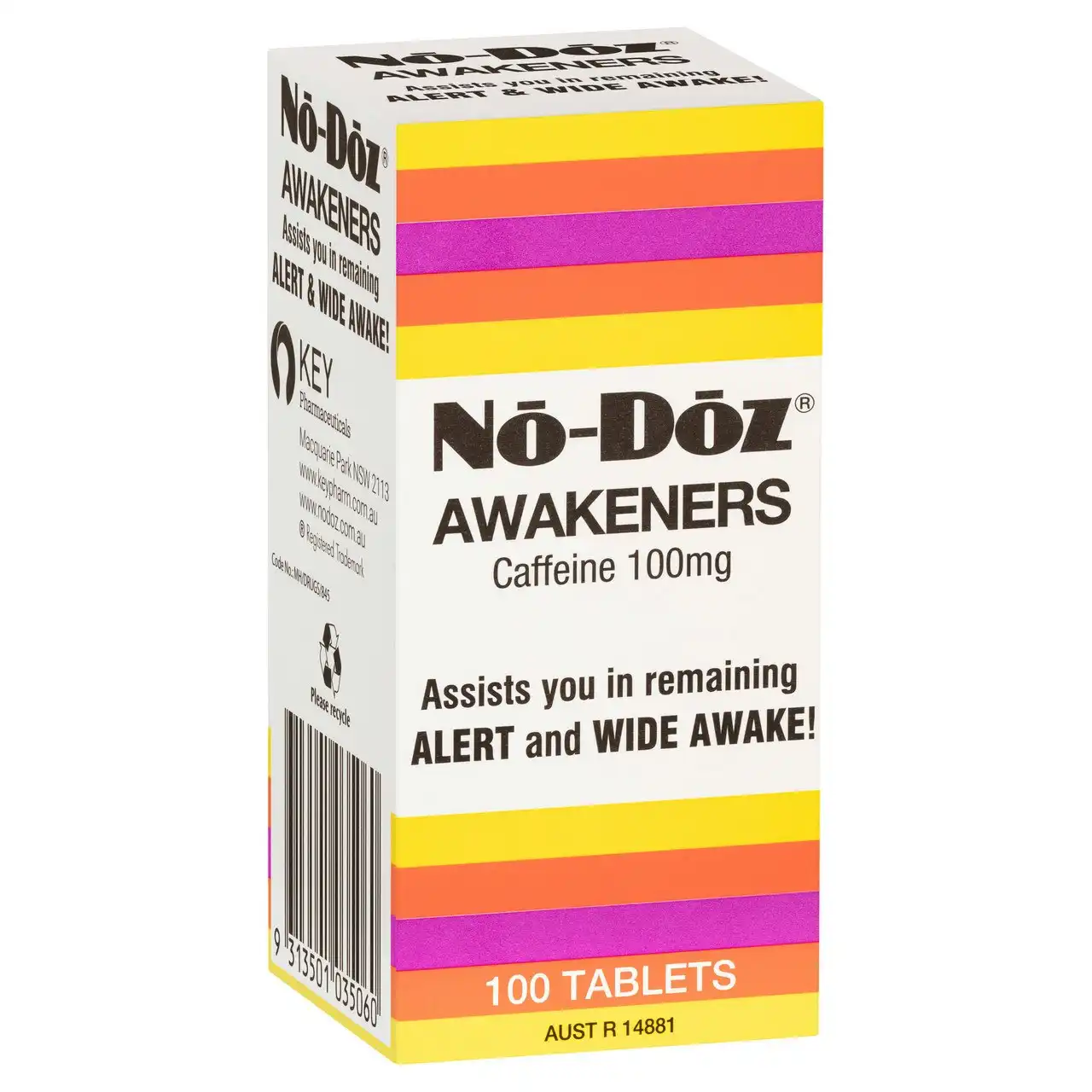 No-Doz Awakeners 100 Tablets