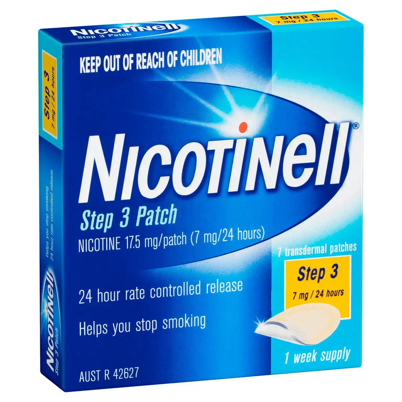 Nicotinell Stop Smoking Step 3 Patch 7mg 7 Pack