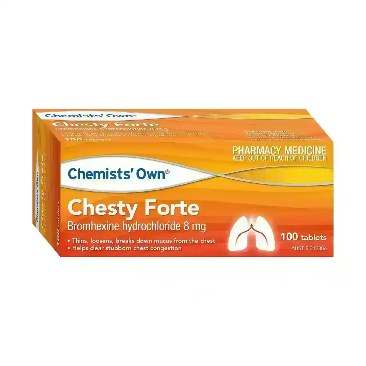 Chemists Own Chesty Forte 8mg 100 Tablets