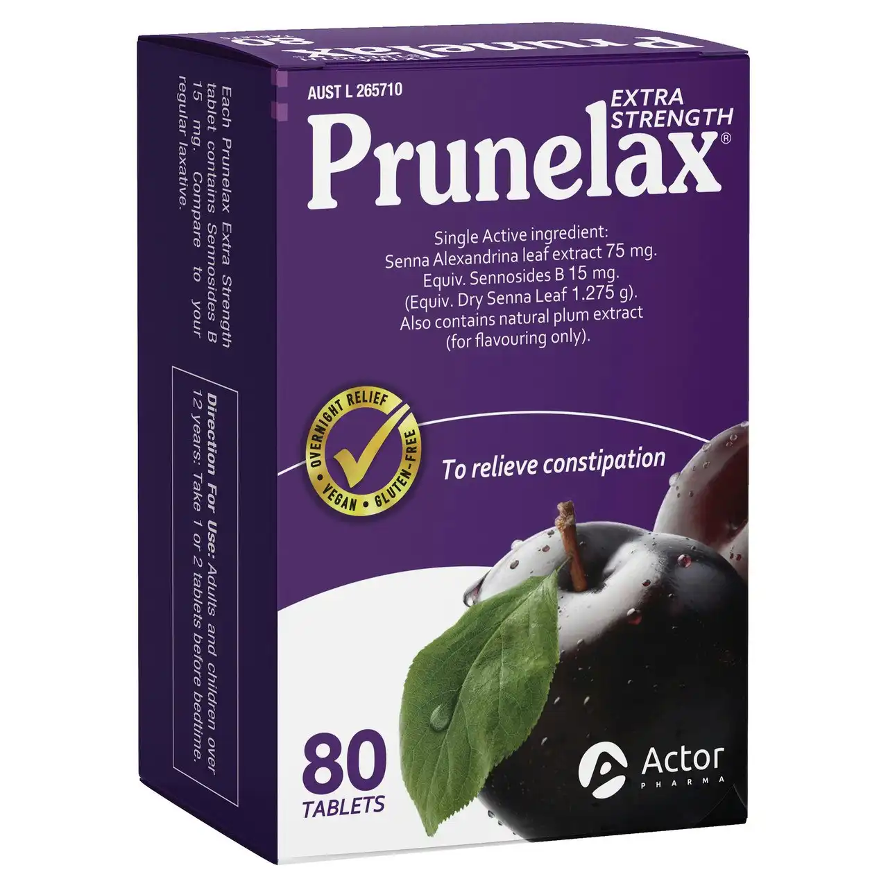 Prunelax Extra Strength Tablets 80's