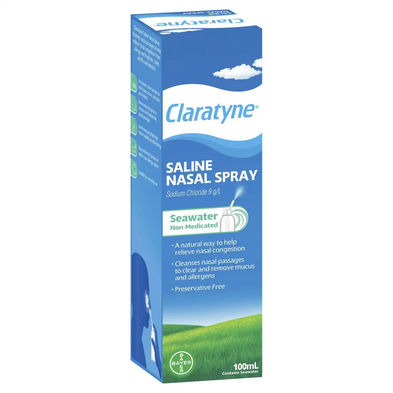 CLARATYNE Saline Nasal Spray 100 mL