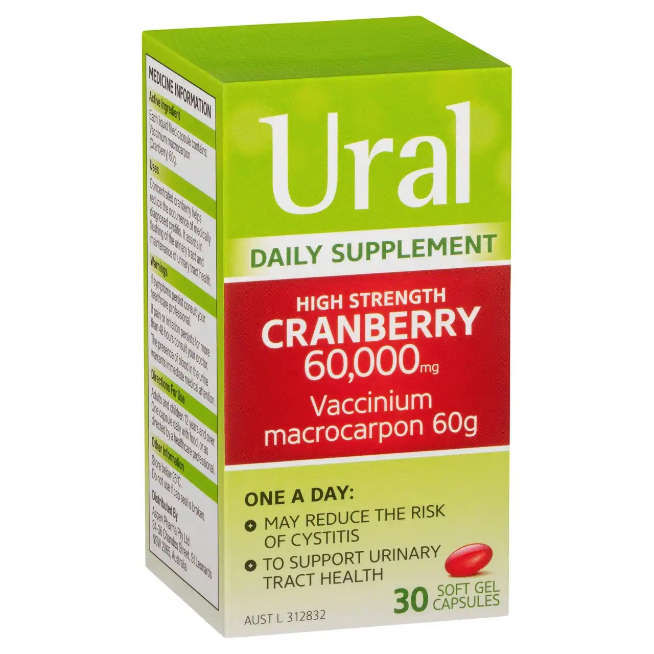 Ural Cranberry Daily Capsules x 30
