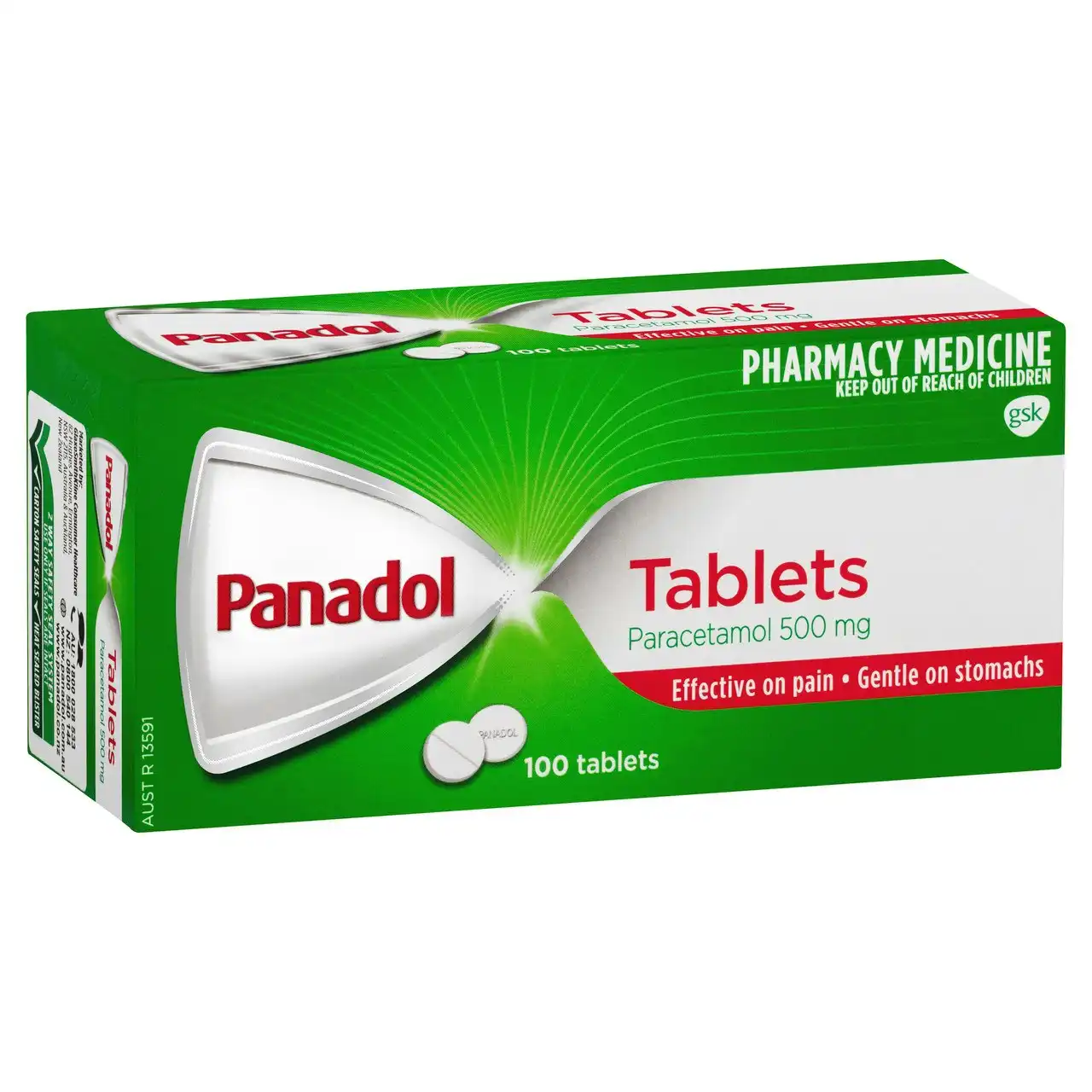 Panadol for Pain Relief, Paracetamol - 500mg 100 Tablets