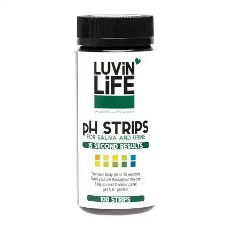 Luvin Life Saliva &amp; Urine PH Test Strips 100