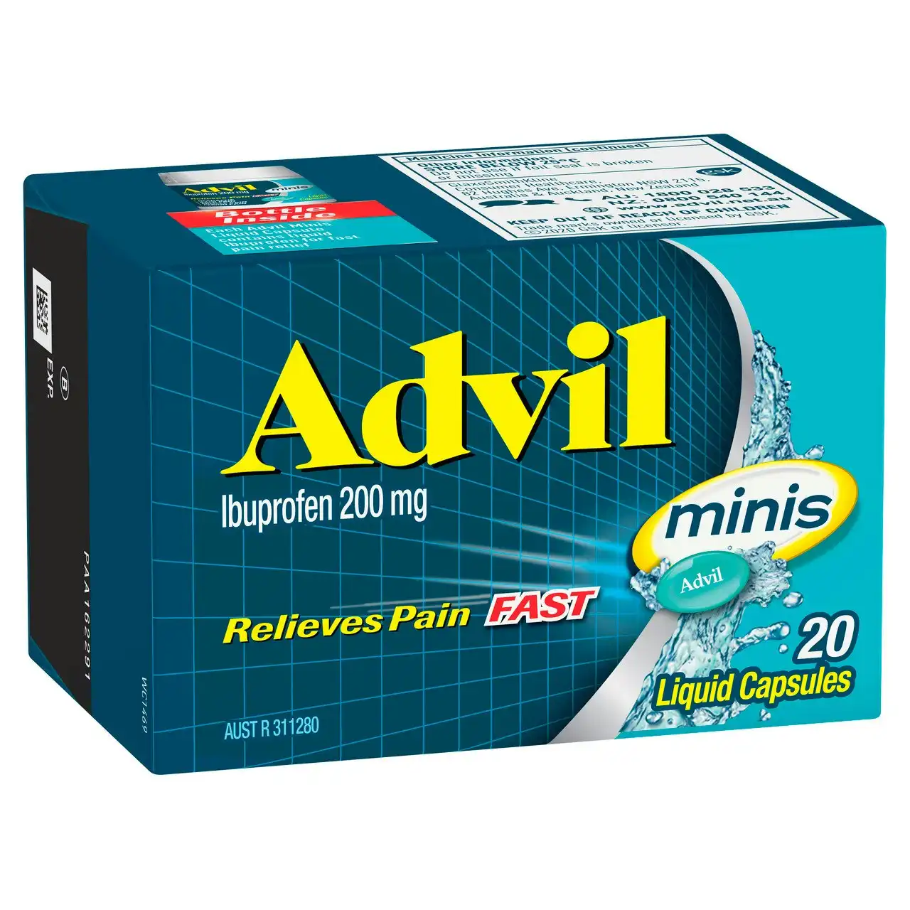 Advil Minis Liquid Capsules 20s