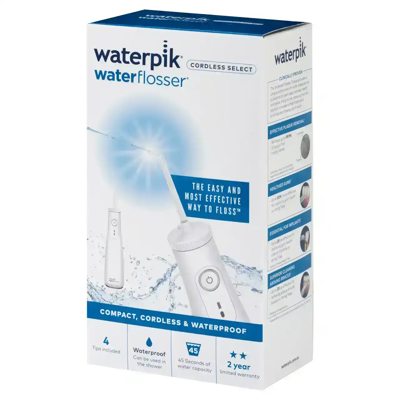 Waterpik Waterflosser White Cordless Select