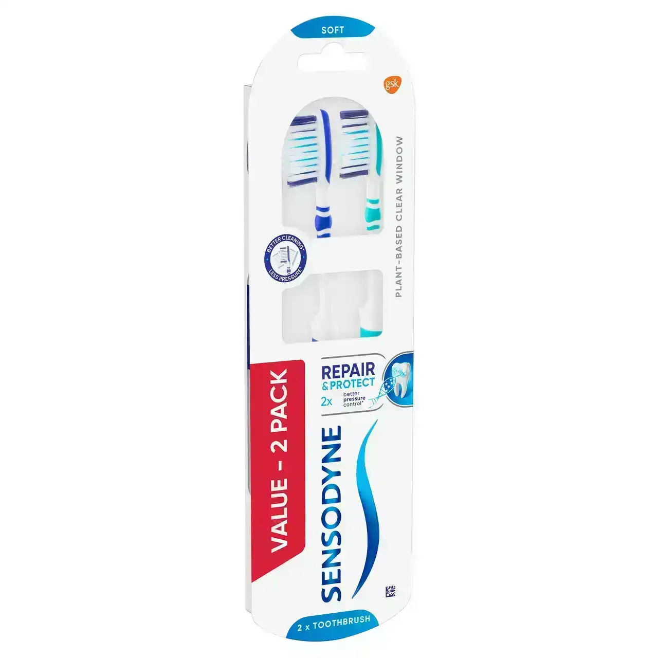 Sensodyne Repair &amp; Protect Toothbrush Twin Pack