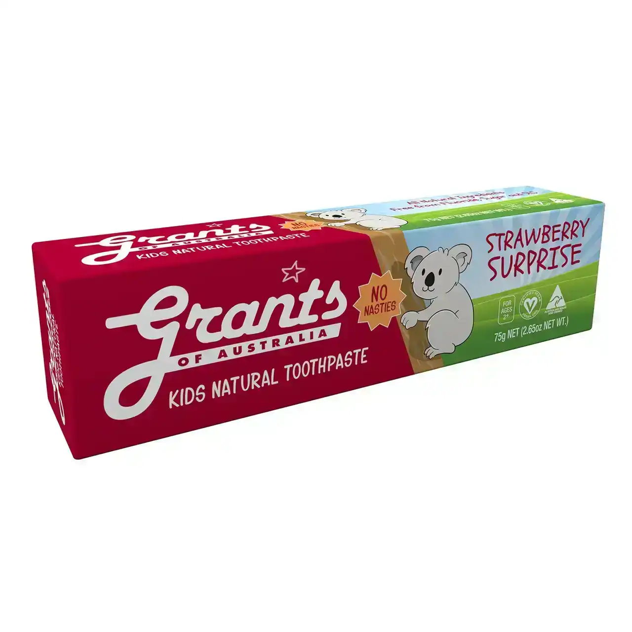 Grant's Kids Natural Toothpaste Strawberry Surprise 75g